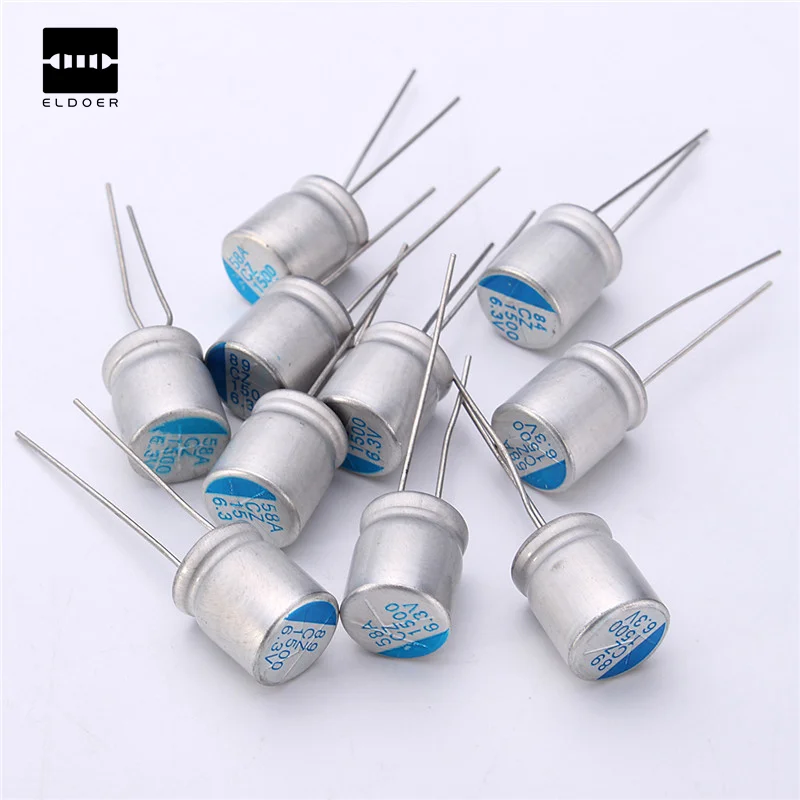 10PCS A Set Solid Capacitor Motherboard Graphics Card Capacitor 1500UF
