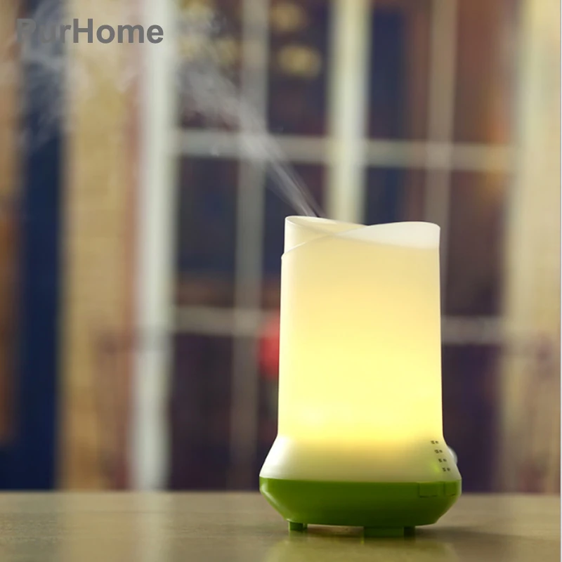 USB Ultrasonic Humidifier Portable Aromatherapy Essential Oil Purifying Air Diffuser Aroma Diffuser Mist Color LED Light (1)