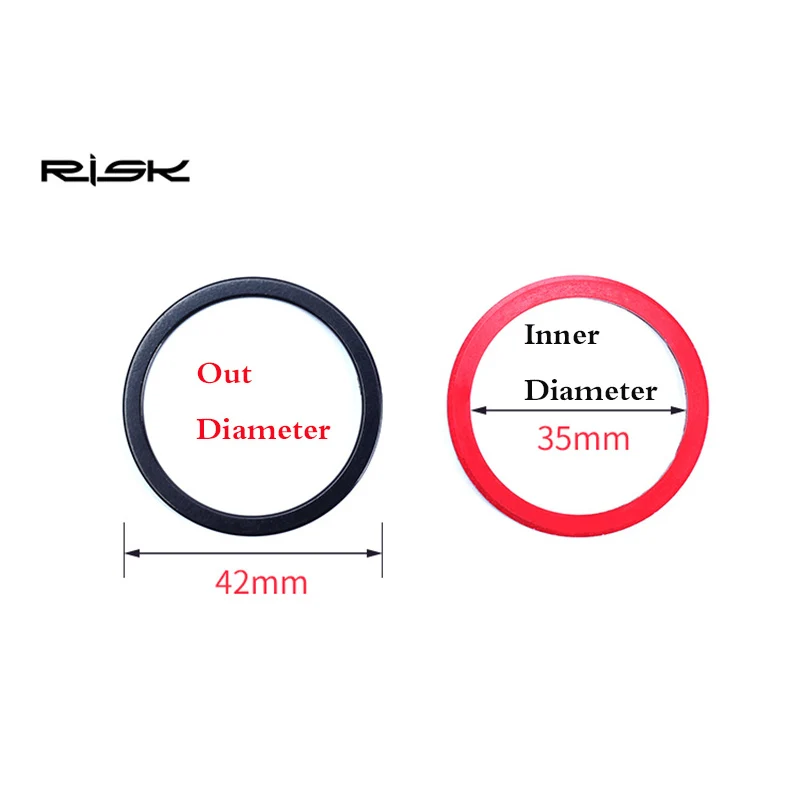 Риск 15 шт. MTB дорожный велосипед каретка прокладка для велосипедной концентратор шайба прокладка из алюминиевого сплава 1/1. 5/2/2,5/3 мм прокладка для руля велосипеда