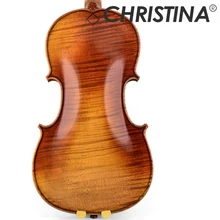 Кристина, ручная работа, V10, мастер скрипка, 4/4, змеиная древесина, высококачественный античный Профессиональный скрипка, музыкальный инструмент