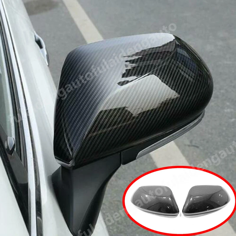 

2pcs For Chevrolet Tracker 2019 Carbon Fiber ABS Side Rearview Mirror Cover trim Car Styling Accessories