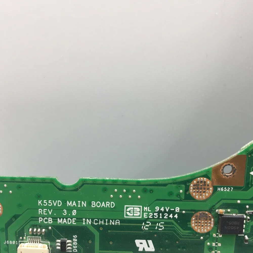 KEFU K55VD Laptop motherboard for ASUS K55A A55V K55V original mainboard Support I3 I5 CPU