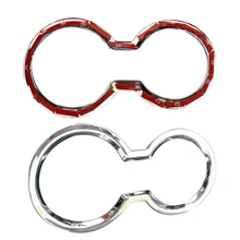 Dewtreetali Горячая для ix25 hyundai creta аксессуары подстаканник украшение крышка отверстия для чашки отделка интерьера молдинги ABS хром