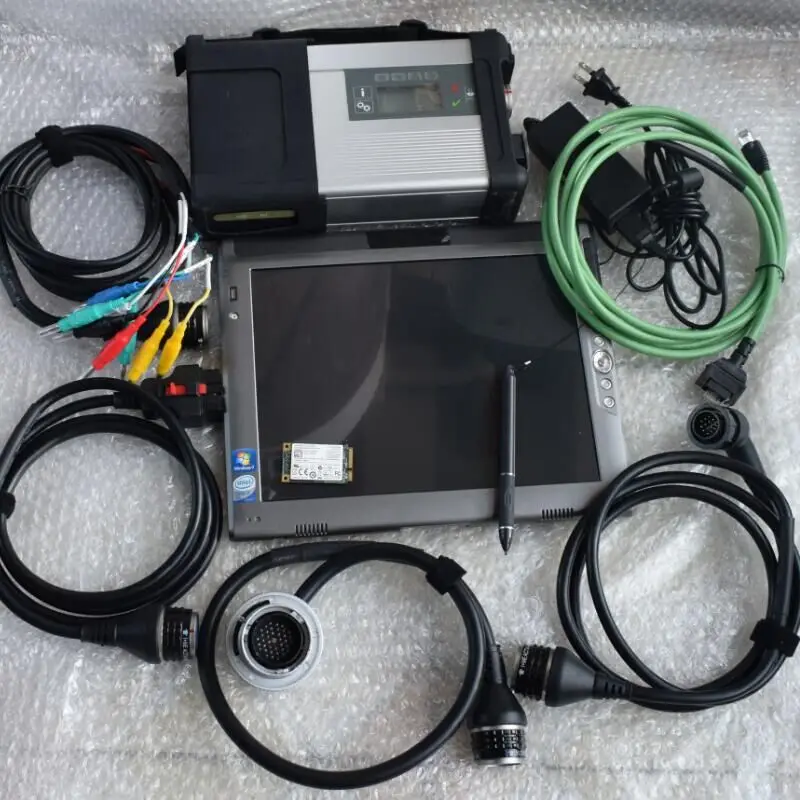 Новейший mb star c5 sd соединение с 2019,9 программным обеспечением ssd plus LE1700 планшетный ПК отличное качество Star C5