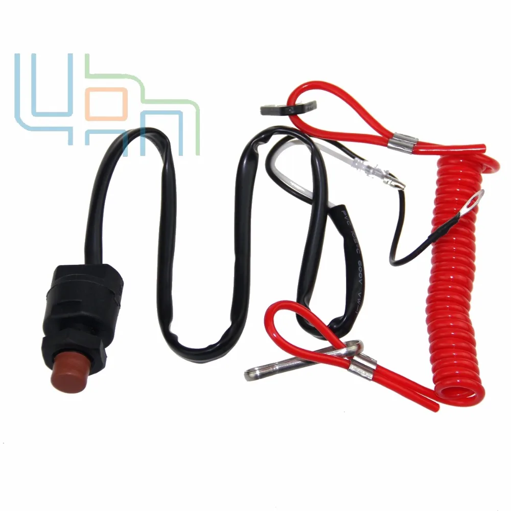 Kill Stopswitch Stop Switch 6E9-82575-09 fit Yamaha Outboard 15HP 25HP 30HP 40HP | Автомобили и мотоциклы