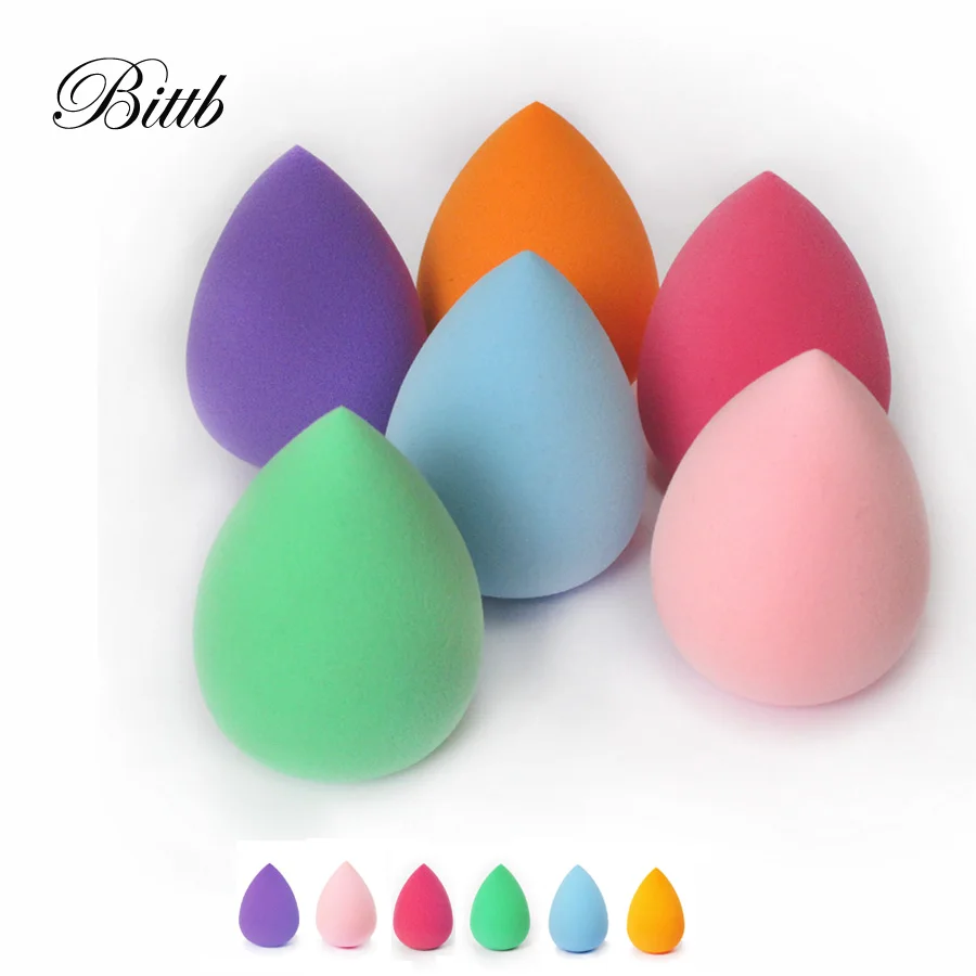 Bittb Wholesale 60Pcs Soft Makeup Sponge Facial Foundation Powder Cosmetic Sponge Puffs Face