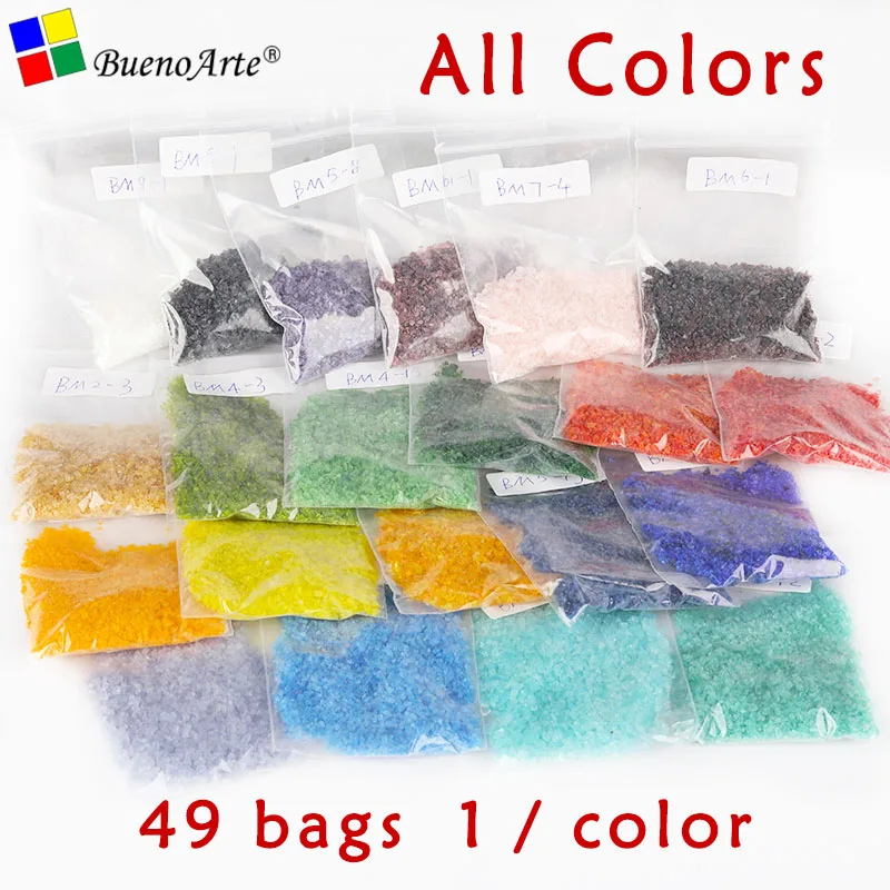All Colors COE 85 Малый размер Fine Frit плавкий прозрачный цвет опал цвет стекло точки DIY ремесло лэмпворк - Цвет: All Colors