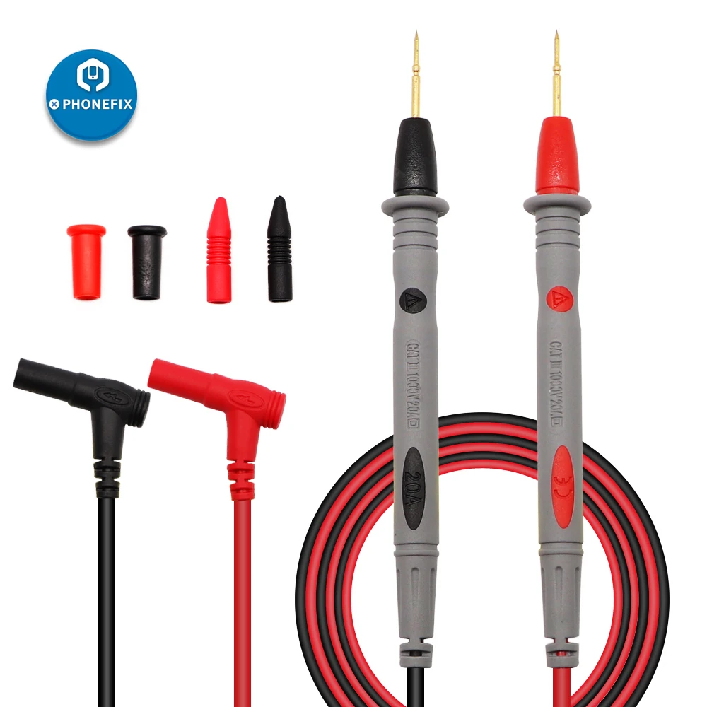 1000V 20A 10A Multimeter Test Leads Probes Digital Multimeter Probes Electrical Test Probe Multi Me