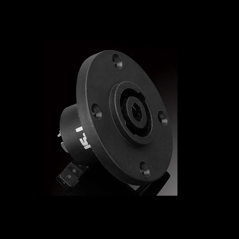 5 шт. розетки высокопрофессиональные четыре-контактный Женский аудио разъем усилителя динамик коробка видео разъем динамик ABS провода