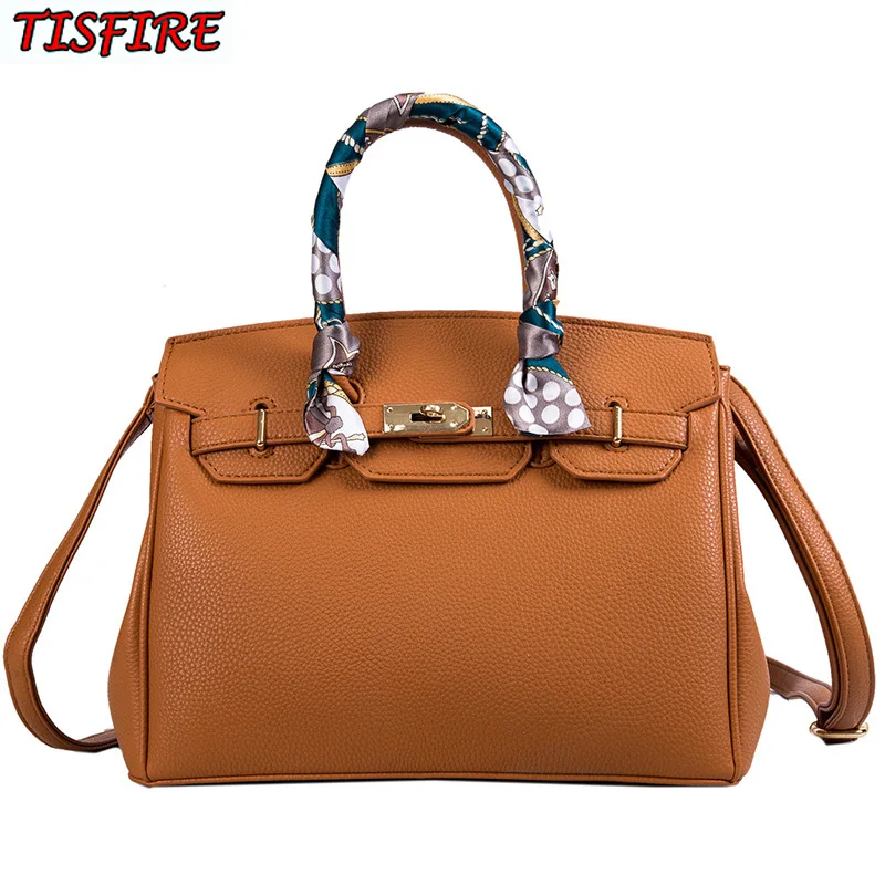 

women tote bag fashion shoulder crossbody bag Scarf leather handbags designer high quality High big capacity bags sac a main