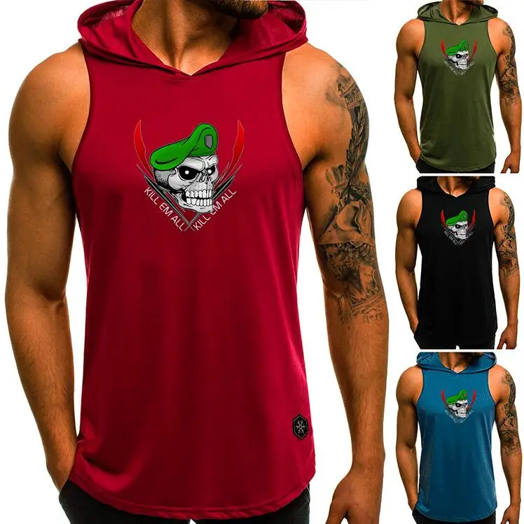 sleeveless tracksuit top
