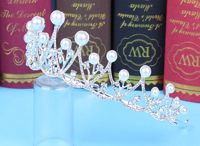Трендовые Роскошные Свадебные короны в стиле барокко с серебристыми и золотыми кристаллами для невесты, тиара, короны, модный головной убор королевы, аксессуары для волос