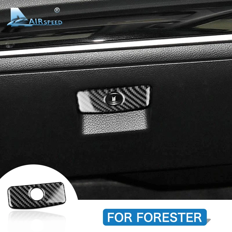 

Airspeed Carbon Fiber for Subaru Forester 2016 2017 Subaru Forester Accessories Car Glovebox Switch Panel Cover Sticker Interior