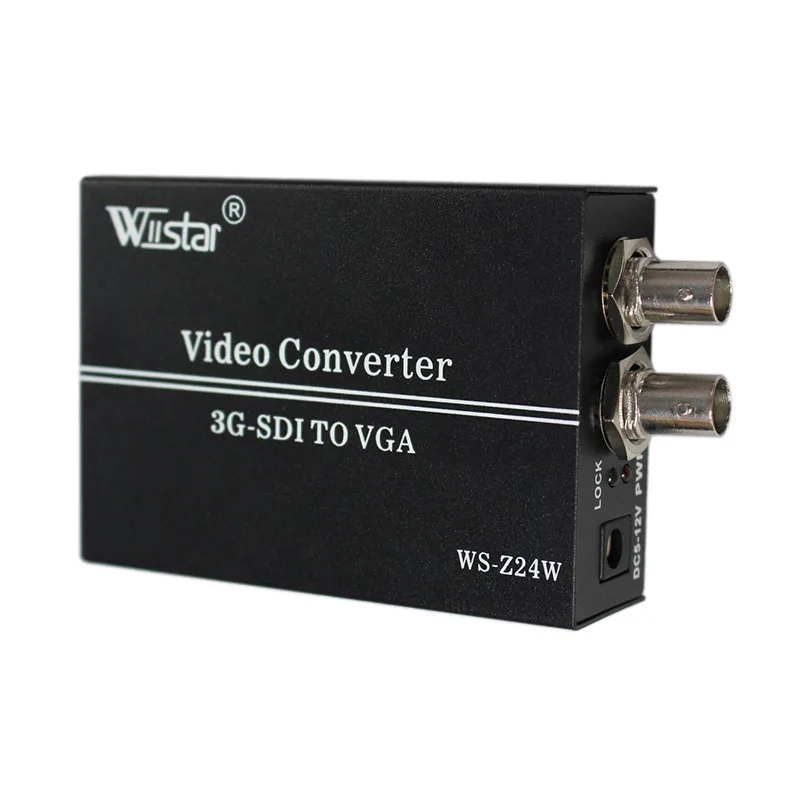 Sdi ao Conversor Sdi para Vga p + Audio Wiistar 1080 Converter Scaler Smpte 425 m 424 292 dh Vga Bnc hd 3g - Image 2