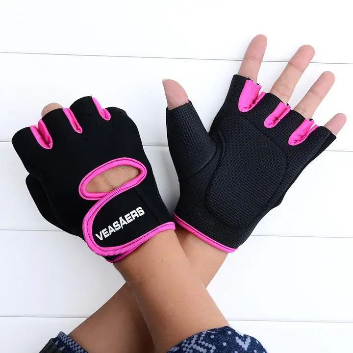 Gym Body Building Training Fitness Gloves Sports Weight Lifting Exercise Slip-Resistant Men Women Gloves