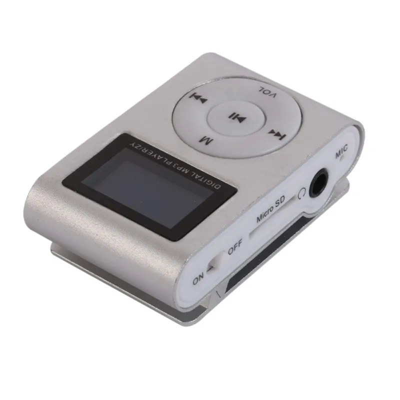 Эдаль стильный мини Mp3 USB клип с ЖК-экраном Поддержка 32 ГБ Micro SD TF дизайн Спорт Тренажерный зал