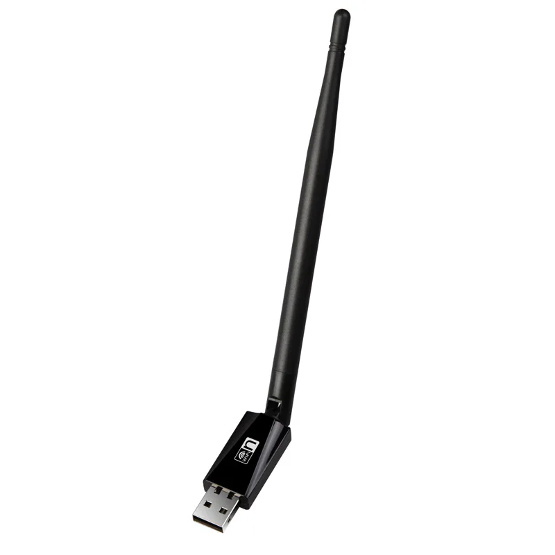 Беспроводной USB Wi Fi адаптер 802.11n/g/b + антенна 5 дБи сетевой 150 Мбит/с LAN карта 1 шт.|lan