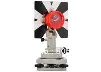 Image ADS12 single prism,For the total station,Prism constant 30mm,Red frame, light tan metal connectors, base