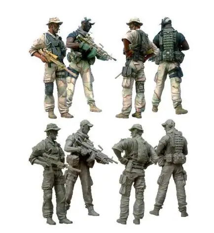 

1/35 Resin Figure US Special Forces 2pcs/set Model Kits