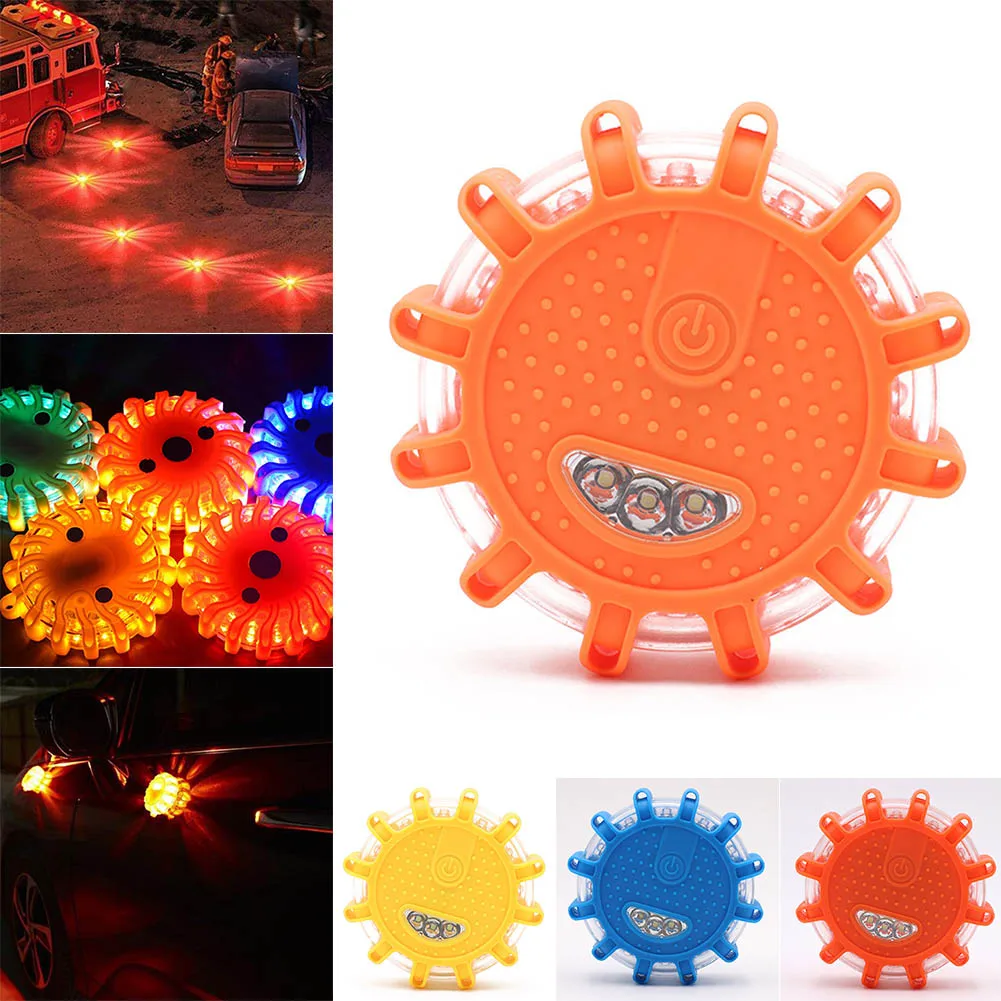 LED Traffic Warning Light Strong Magnetic Safety Road Flare Emergency Lights TU-shop