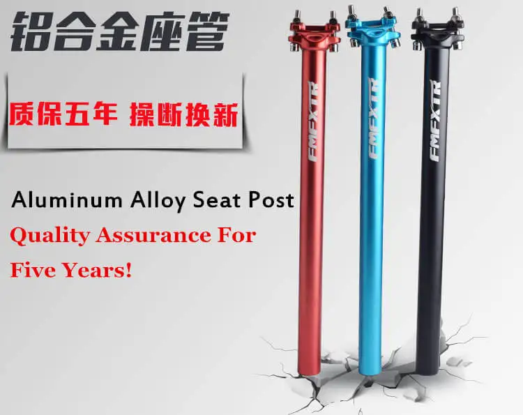

FMF Aluminium Alloy Bike Seatpost MTB Mountain Road Bike Bicycle Seatpost 27.2/30.9/31.6*400mm Top Grade Seatpost 3 Colors