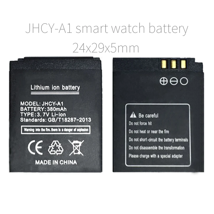 

JHCY-A1 battery smart watch phone 380mAh battery long time standby battery
