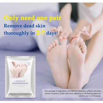 

High Quality 1 Pair Foot Peel Mask Remove Dead Skin Feet Care Effective Moisturizing Peeling Cuticles Heel
