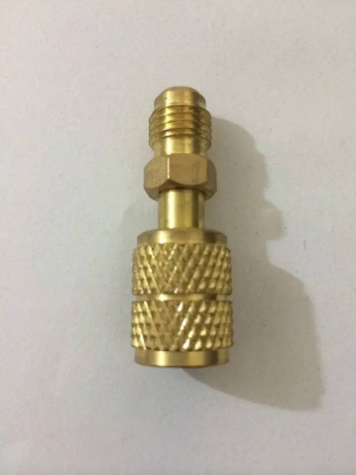 Fixmee R12 M1/4" to F1/4" Aluminum Refrigerant Convert Adapter Coupler Connector | Обустройство дома