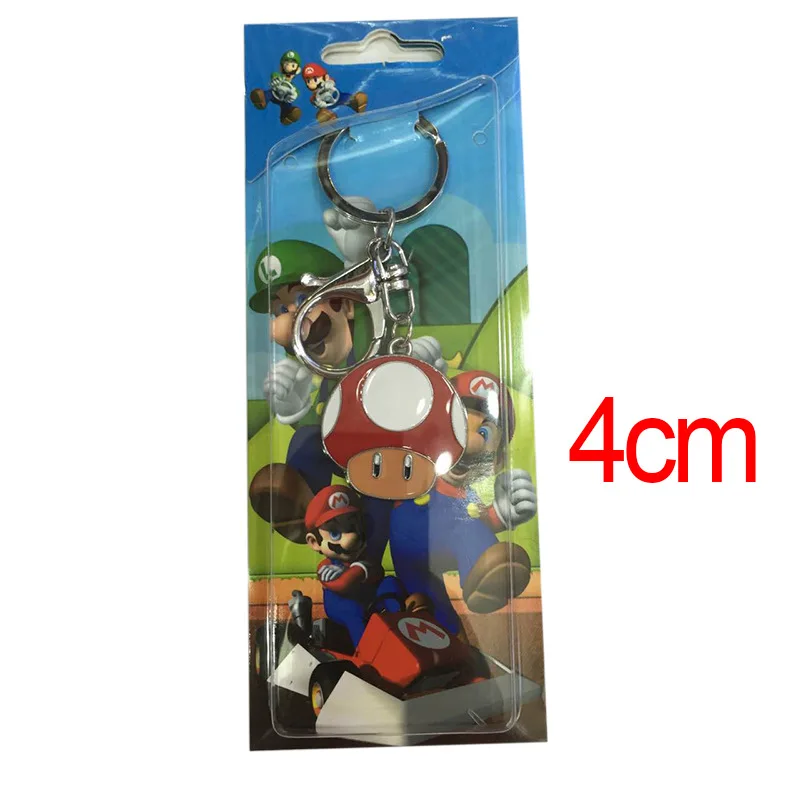 Игра Super Mario Bros Луиджи cos брелок Мода Новинка Забавный 5 кулон цветной металлический Chaveiro Llaveros маленькие подарки