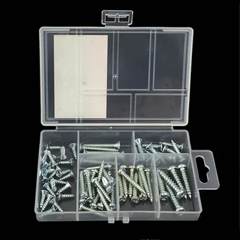 

70PC M3.5 M4 M5 screw set wood screws stainless steel Self-tapping inserts torx pan head micro Furniture Hardware Fasteners