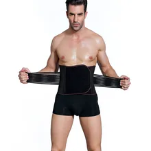 Мужской Пояс для коррекции тела, компрессионный корсет, пояс для похудения, фитнес пояс-корсаж, триммер для талии, сжигание жира на животе, животик