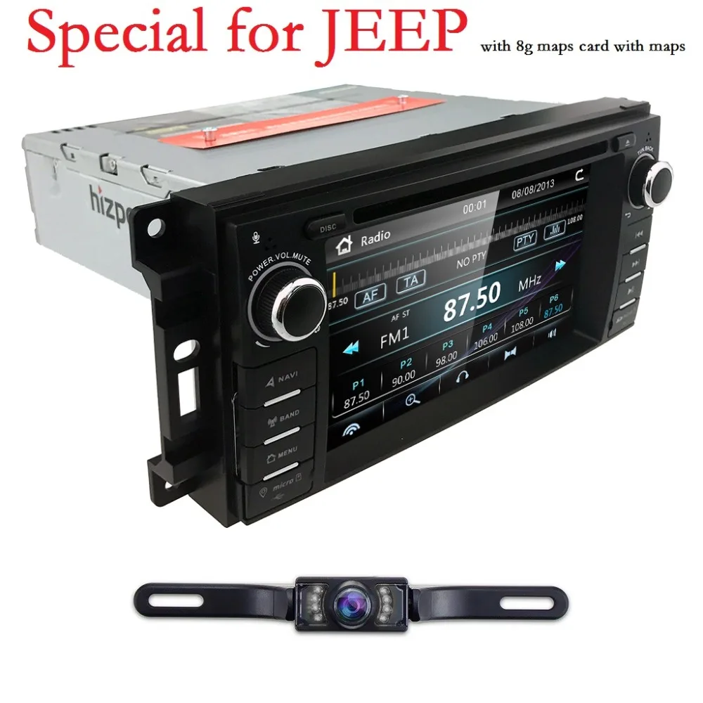 Sale 2 Din Car DVD Player Radio For Chrysler 300 c jeep Compass/Dodge/RAM/Grand Cherokee Wrangler 2006-2015 GPS Navi Audio Head Unit 4