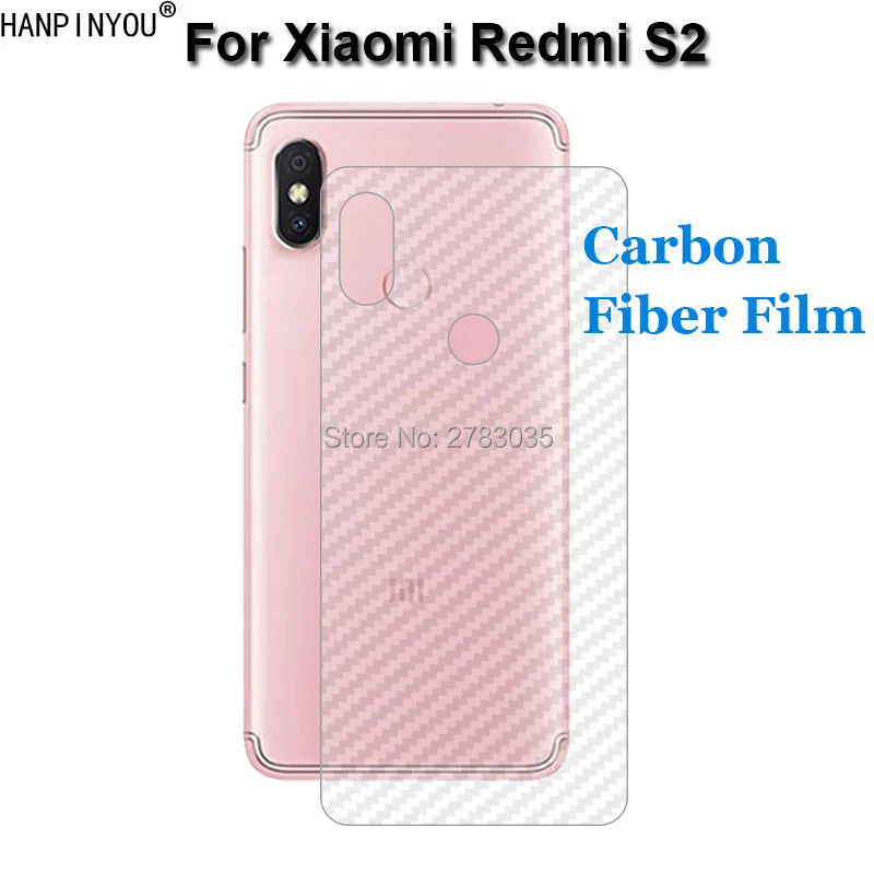 Для Xiaomi Redmi S2 5 99 &quotпрочная 3D Защитная пленка для задней панели из углеродного