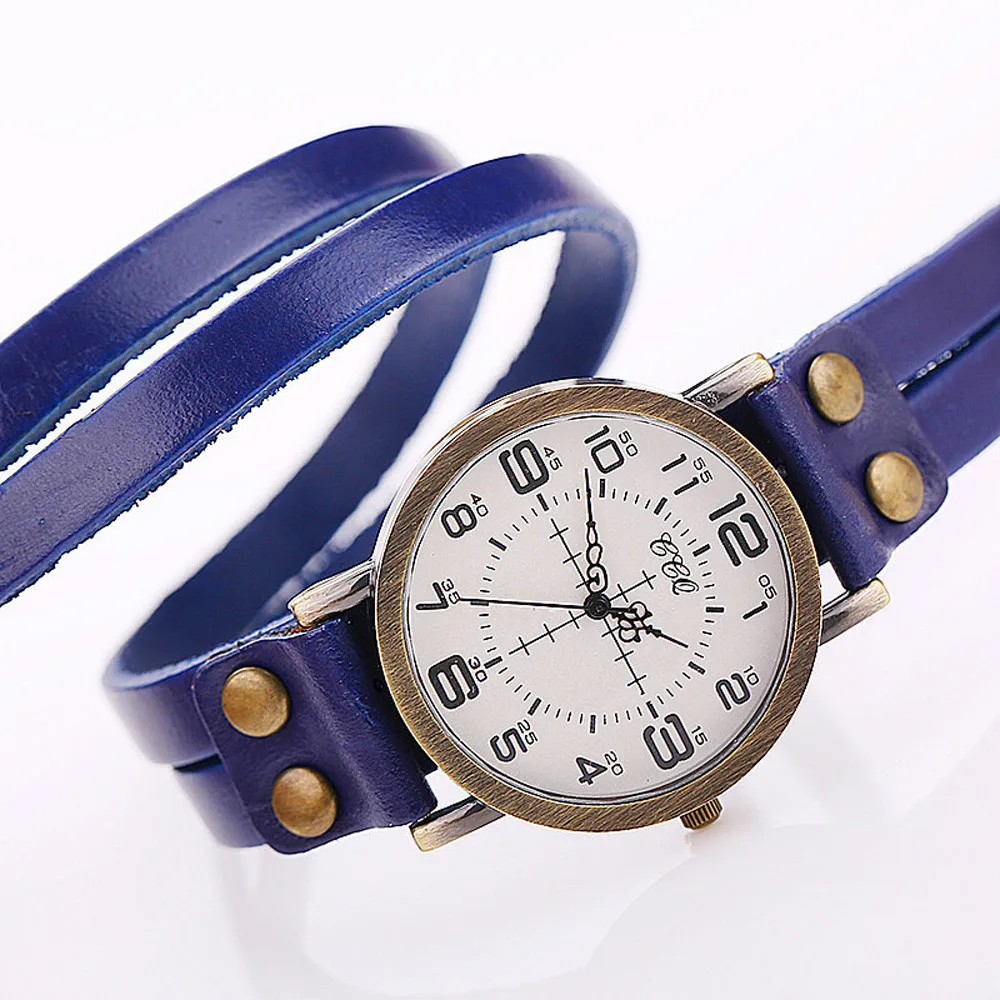 CCQ брендовые винтажные часы из искусственной кожи часы-браслет Feminino Montre Femme Мужские Женские кварцевые наручные часы relogio masculino