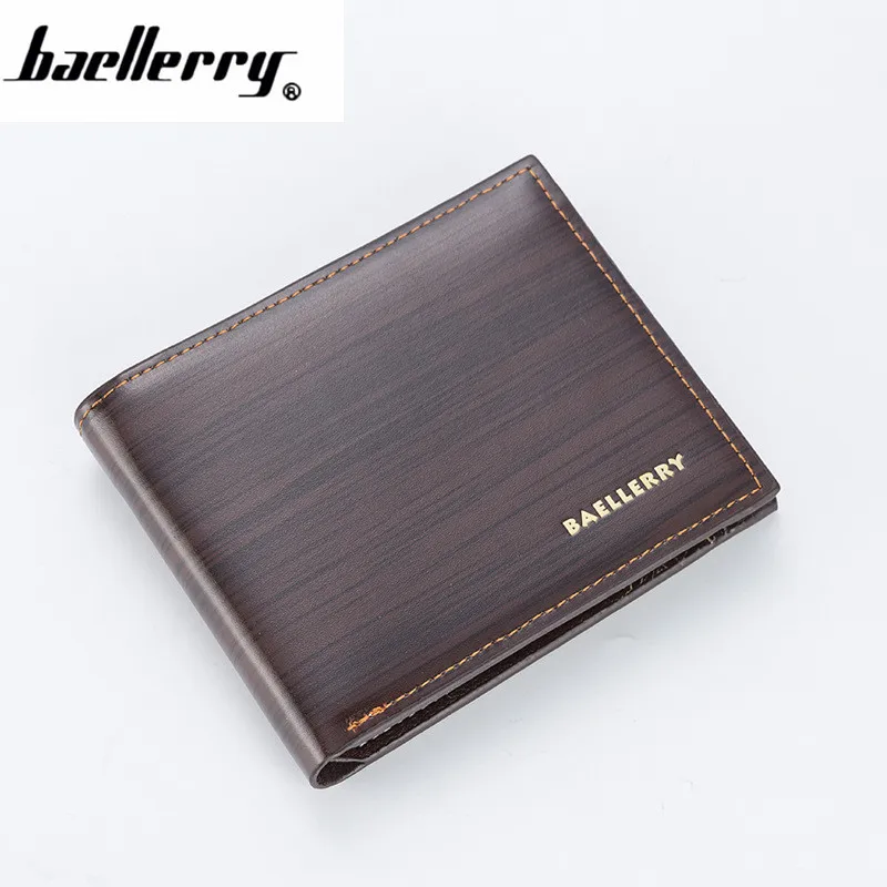 2019 New Fashion PU Leather Men's Wallet With Coin Bag No Zipper Money Purses Dollar Slim Purse New Design Money Wallet 101Q