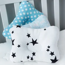 Muslinlife bebé cuello almohada de la protección de la cabeza almohada de algodón suave almohada adaptable a la forma de bebés cojín decorativo Dropship