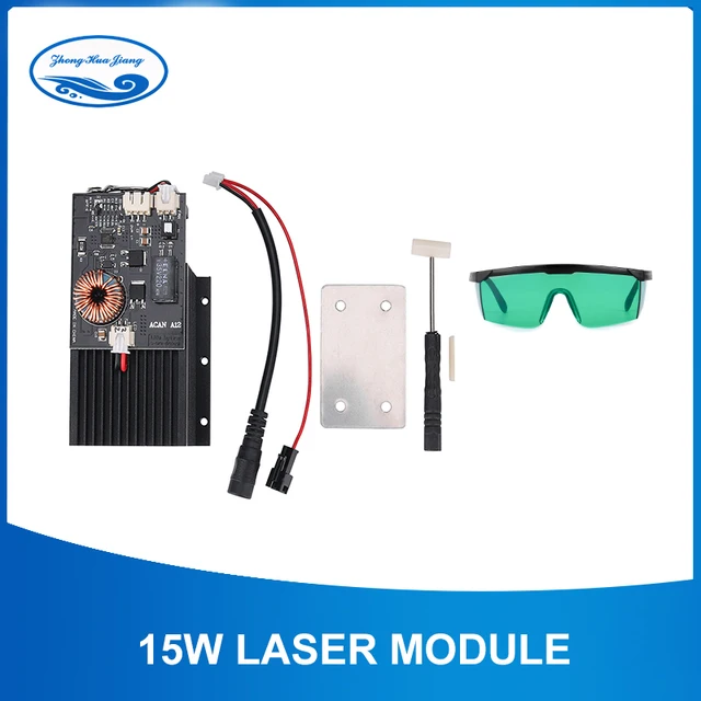 Cheap 445-450nm Blue Laser Head 15W High Power Laser Engraving Laser Module DIY CNC Laser Engraver Machine Wood Router Cutting Part Cheap 445-450nm Blue Laser Head 15W High Power Laser Engraving Laser Module DIY CNC Laser Engraver Machine Wood Router Cutting Part