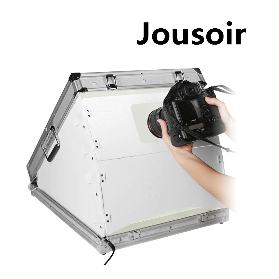 ALUMOTECH-LED-24WX2-Day-Light-LED-Build-in-Portable-Photo-Lighting-Case-Foldable-Mini-Photo-Studio