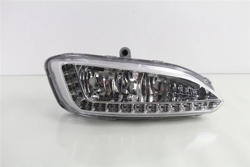 

For Hyundai Santa Fe IX45 2013 2014 2015 12V Car LED DRL Daytime Running Light