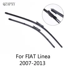 Щетки стеклоочистителя QZAPXY для Fiat Linea 2007 2008 2009 2010 2011 2012 2013 автомобильные аксессуары Стеклоочистители