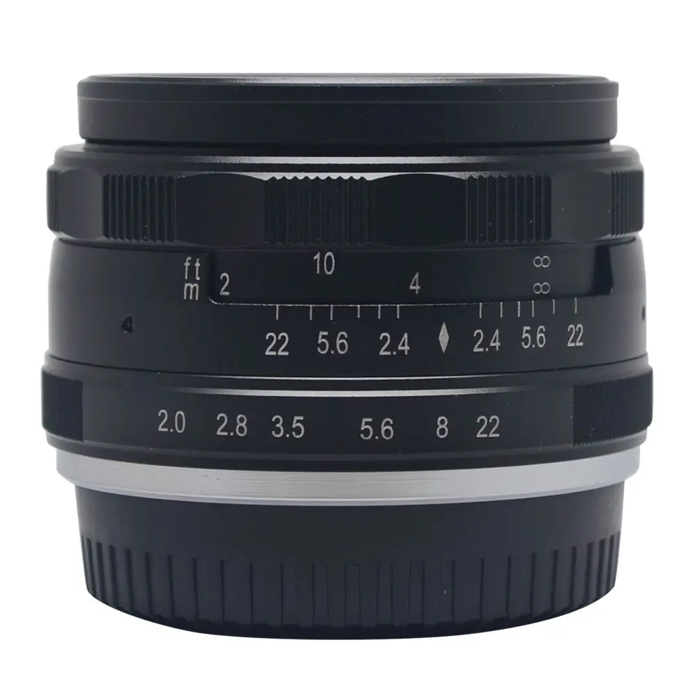 

50mm F2.0 Aperture Manual Multi Coated Focus Lens APS-C for M4/3 EP5 EP3 EPL3 EPL5 em5 EM10 GF2 G6 G5 GH2 GF5 mirrorless camera