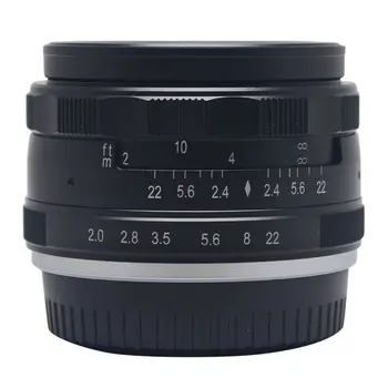 

50mm F2.0 Aperture Manual Multi Coated Focus Lens APS-C for M4/3 EP5 EP3 EPL3 EPL5 em5 EM10 GF2 G6 G5 GH2 GF5 mirrorless camera