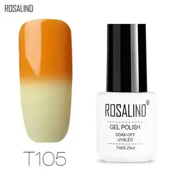 Розалинд 7 мл UV гель для ногтей Температура меняется лак для ногтей полу постоянный Soak Off Gel Лаки 30 Цвета