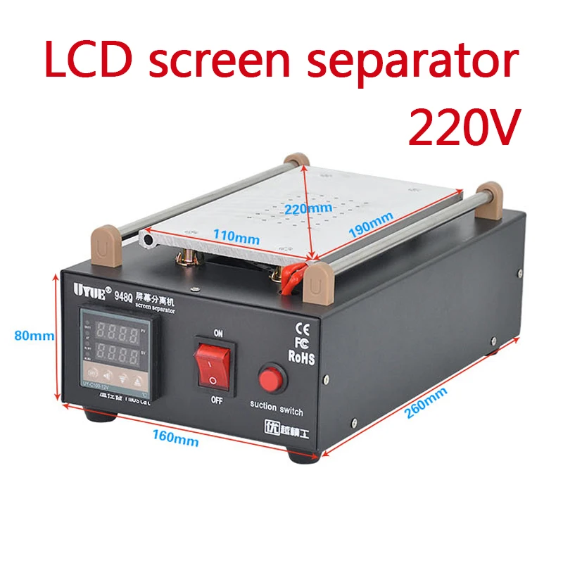 

UYUE 948Q 7 inch 220V LCD Separator Machine Screen Repair Machine