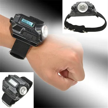 

Rechargeable LED Wrist Watch USB Flashlight Wrist Flashlight Torch 4 Mode Wristlight Tactical Flashlight for Outdoor Sports