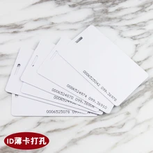 TK4100 ID карты с отверстиями 125 кГц LF карты EM4100 теги 200 шт./лот