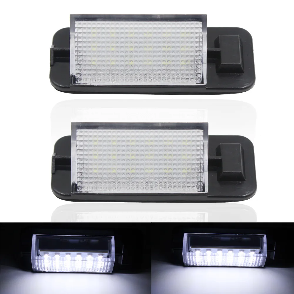 New Arrival 2x 18 LED 3528 SMD License Plate Light For BMW E36 ti 323i 325i 328i M3 318i Bright