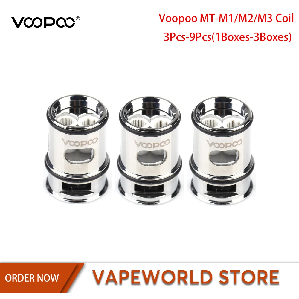 

3Pcs-9Pcs VOOPOO MAAT Coil MT-M1 MT-M2 MT-M3 Replacement Coil For VOOPOO MAAT Tank Vaporizer Electronic Cigarette Accessory