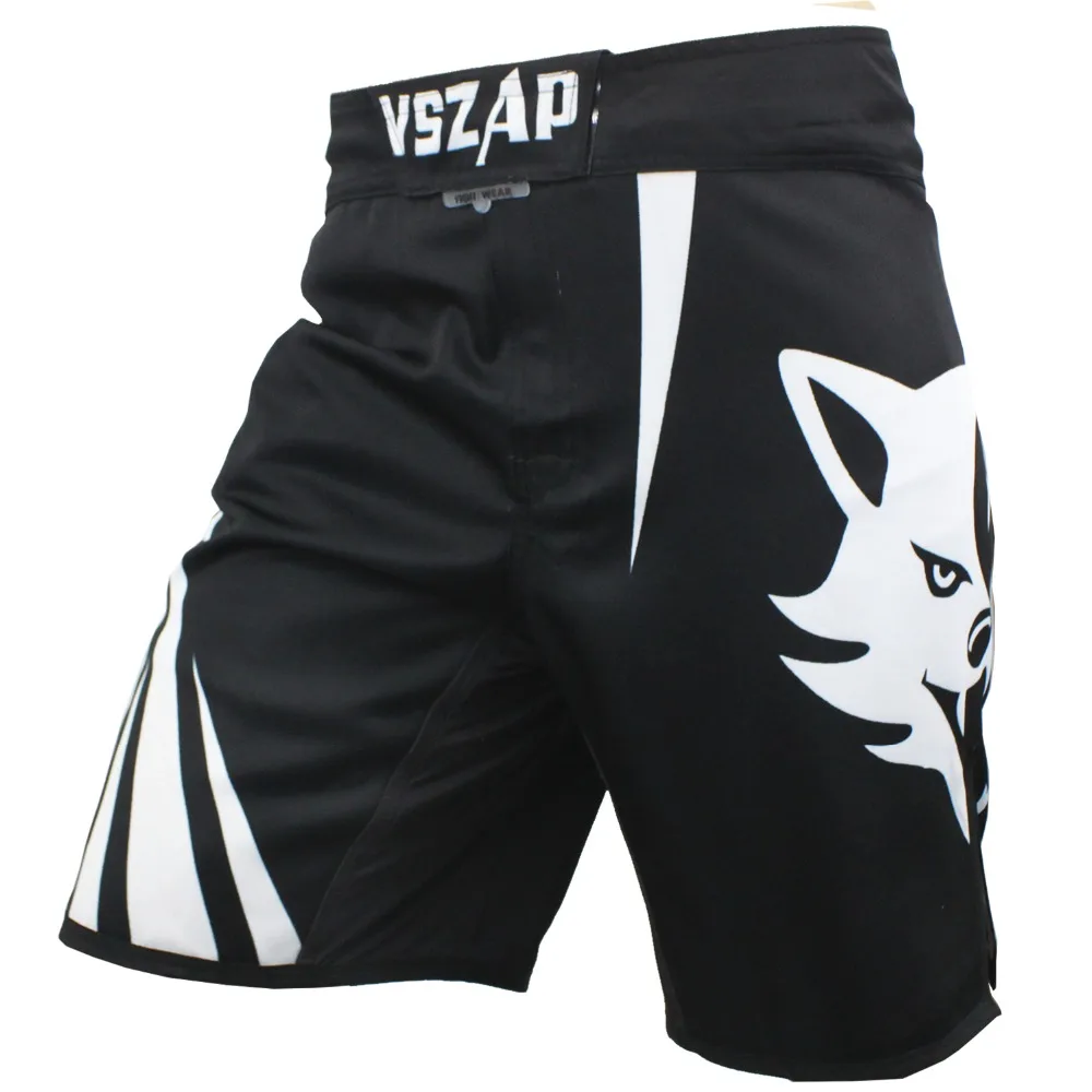 

VSZAP Pantalon MMA Fight Boxing Shorts Motion Clothing Cotton Loose Size Training Kickboxing Shorts Muay Thai Mens MMA Shorts