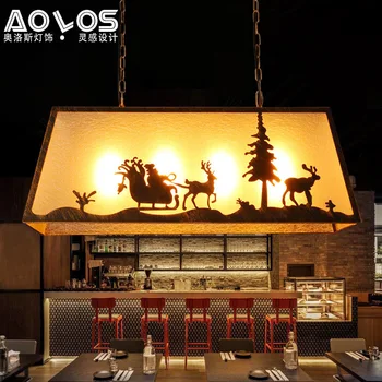 

Indoor lighting Bird cage restaurant cafe bar desk study chandelier retro bird balcony chandelier